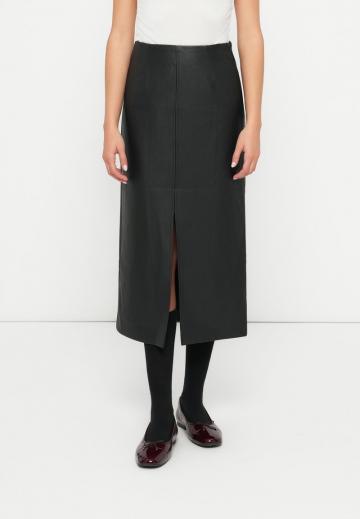 Кожаная юбка