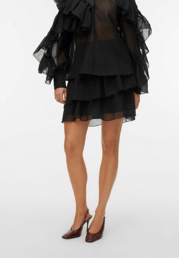 Юбка с воланами