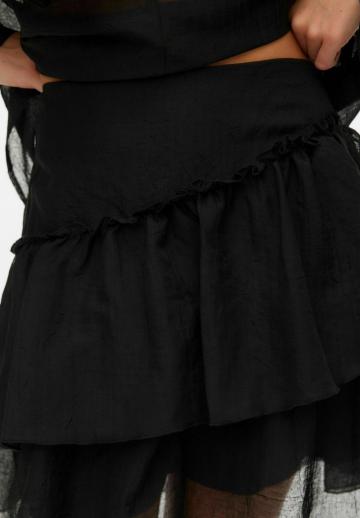 Юбка с воланами