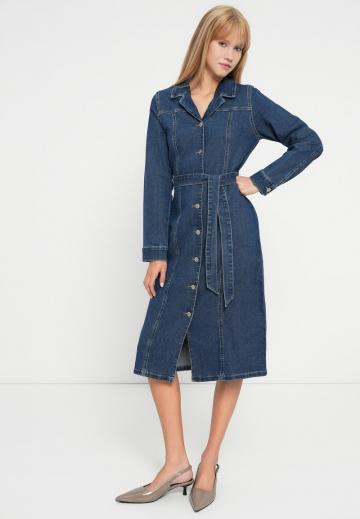 Джинсовое платье