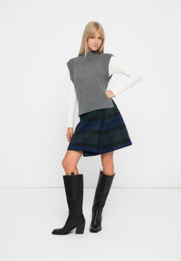 Пуловер с коротким рукавом