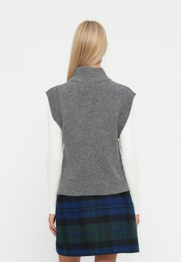 Пуловер с коротким рукавом