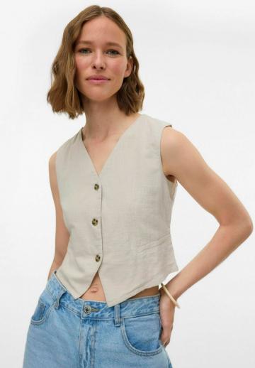 Джинсовая жилетка