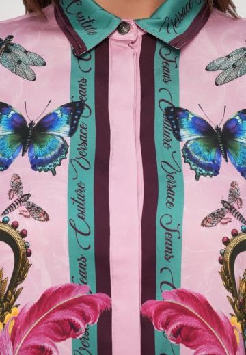 Атласная блузка