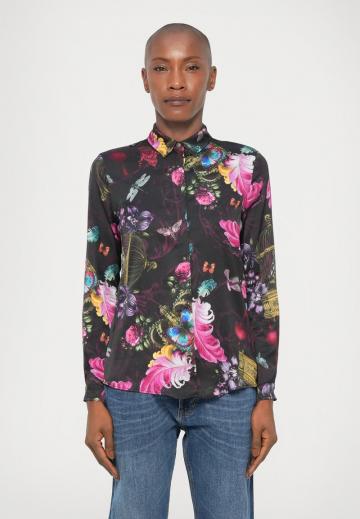 Атласная блузка