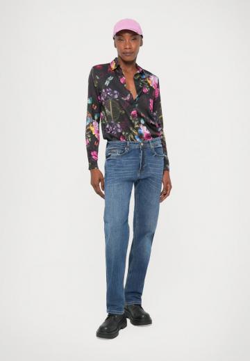 Атласная блузка