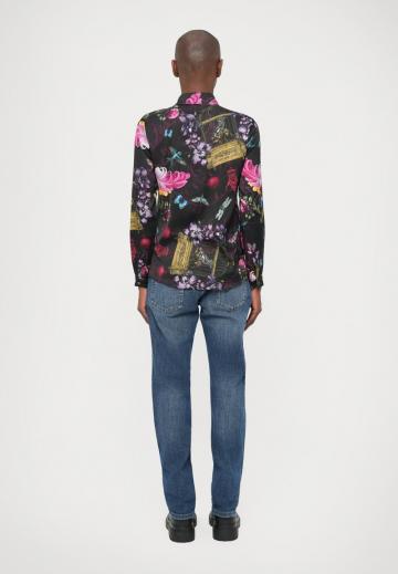 Атласная блузка