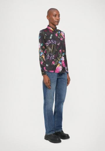 Атласная блузка