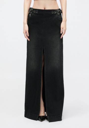 Кожаная юбка