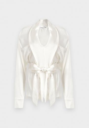 Атласная блузка
