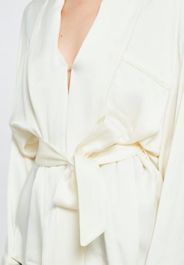 Атласная блузка