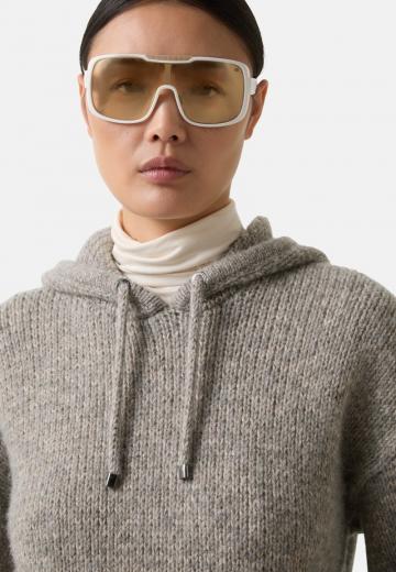 Пуловер с капюшоном