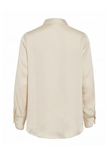 Атласная блузка