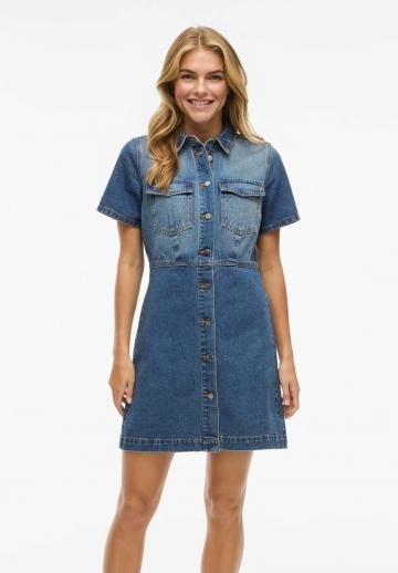 Джинсовое платье
