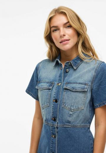 Джинсовое платье
