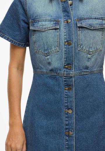 Джинсовое платье