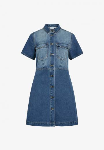 Джинсовое платье