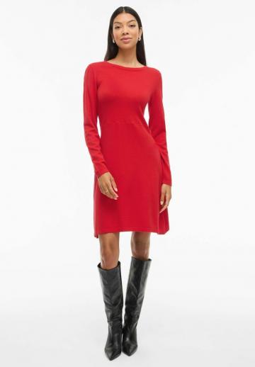 Вязаное платье