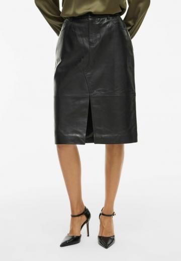Кожаная юбка
