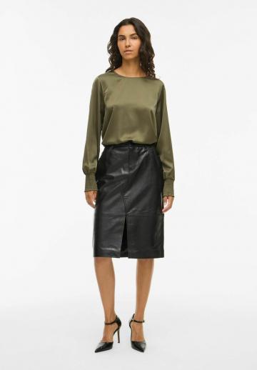 Кожаная юбка