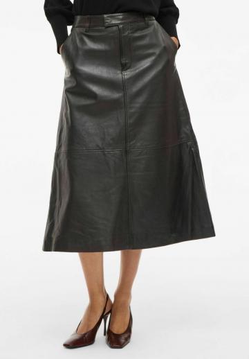 Кожаная юбка