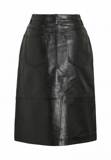 Кожаная юбка
