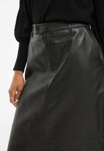 Кожаная юбка