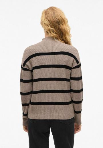Пуловер в полоску
