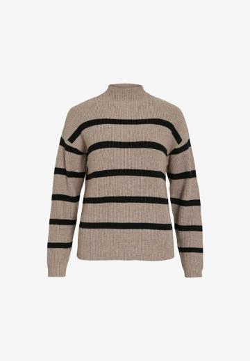 Пуловер в полоску