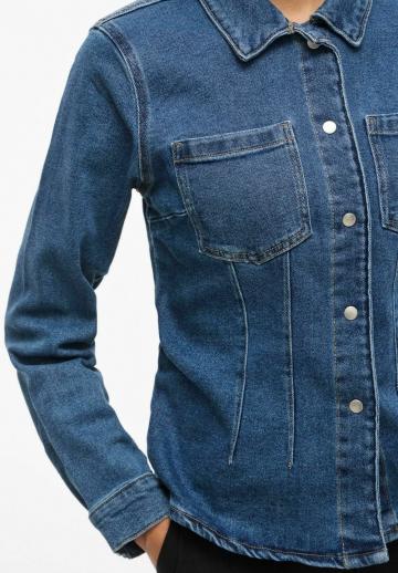 Джинсовая блузка