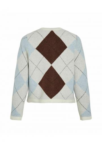 Жаккардовая вязаная кофта