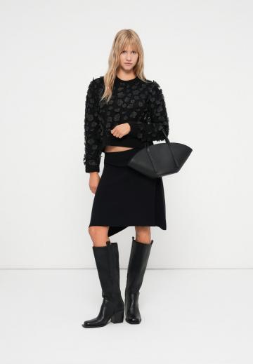 Вязаная юбка