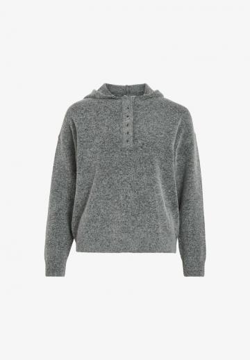 Пуловер с капюшоном