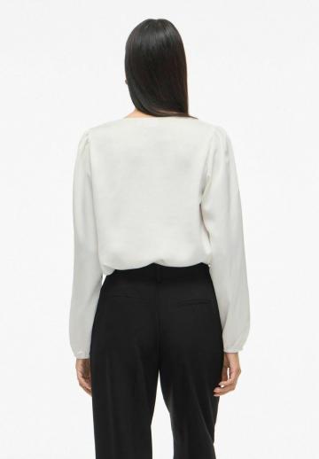 Атласная блузка