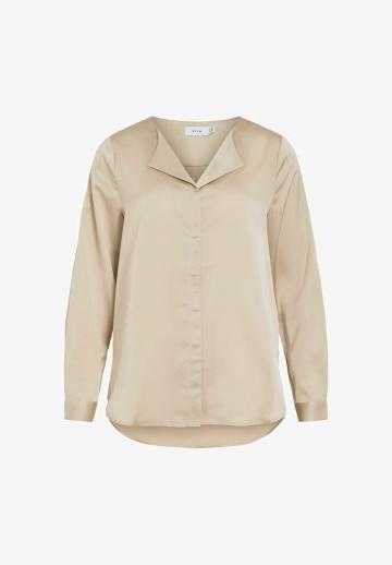 Атласная блузка