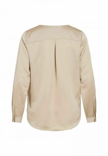 Атласная блузка