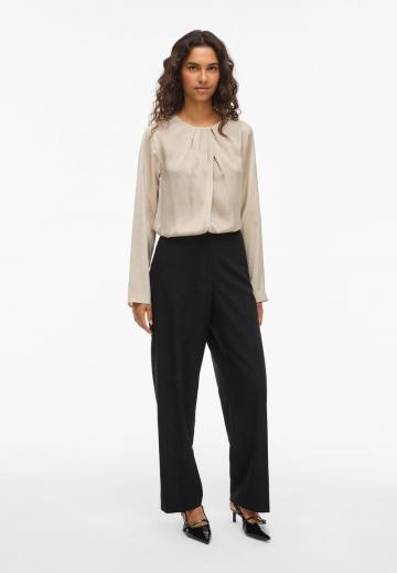 Атласная блузка