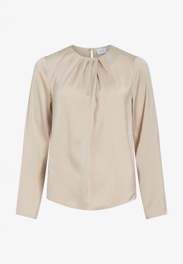 Атласная блузка
