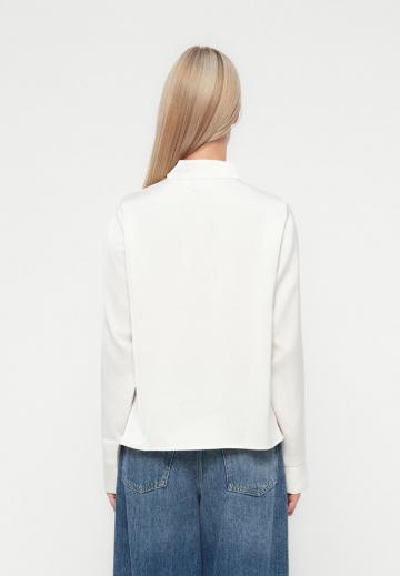 Атласная блузка
