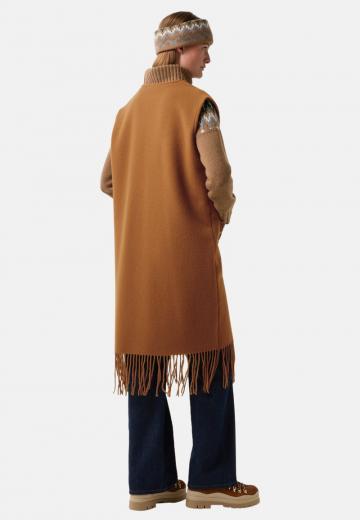 Длинный жилет