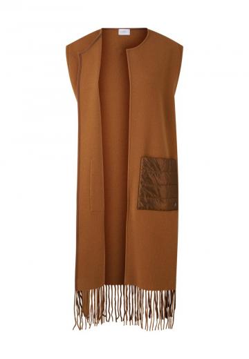 Длинный жилет