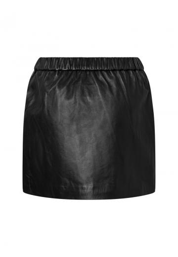 Кожаная юбка