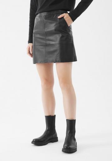 Кожаная юбка