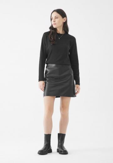 Кожаная юбка