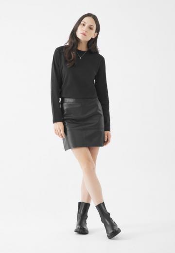 Кожаная юбка