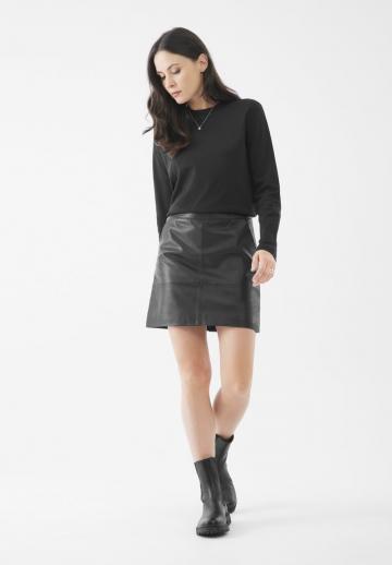 Кожаная юбка