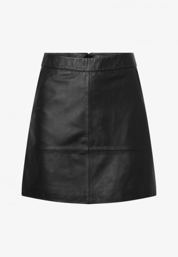Кожаная юбка