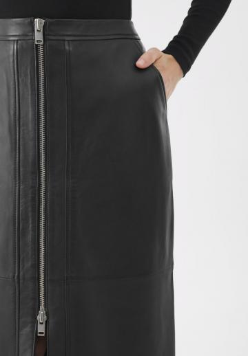 Кожаная юбка