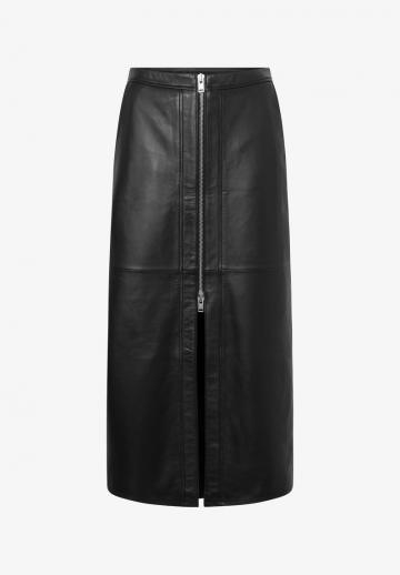 Кожаная юбка