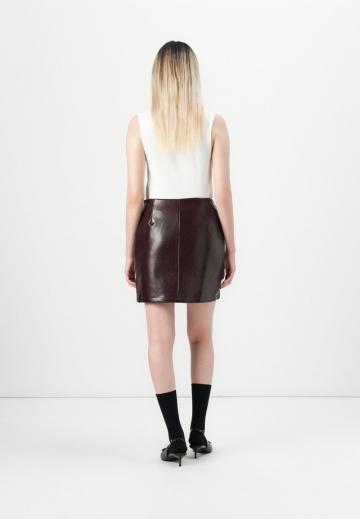 Кожаная юбка